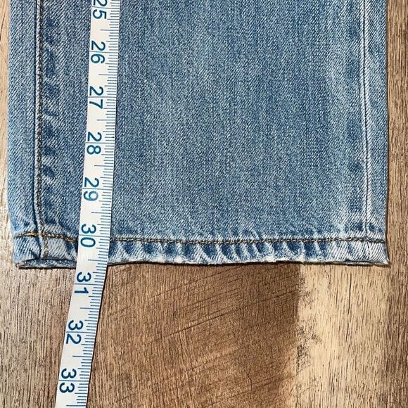 7 For All Mankind Womens Star Panel Easy‎ Straight Button Fly Jeans Blue Size 28 - Picture 16 of 16